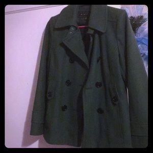 Green coat